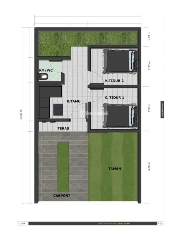 Dijual Rumah Subsidi Modern 2KT 1KM Siap Huni - Malang