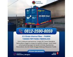 Tandon Fiberglass Penampungan Air Tahan Bocor - Sukabumi