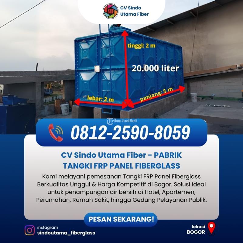Tandon Fiberglass Penampungan Air Tahan Bocor - Sukabumi
