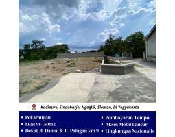 Jual Tanah Pekarangan 91 m2 Di Utara Jl. Damai - Sleman