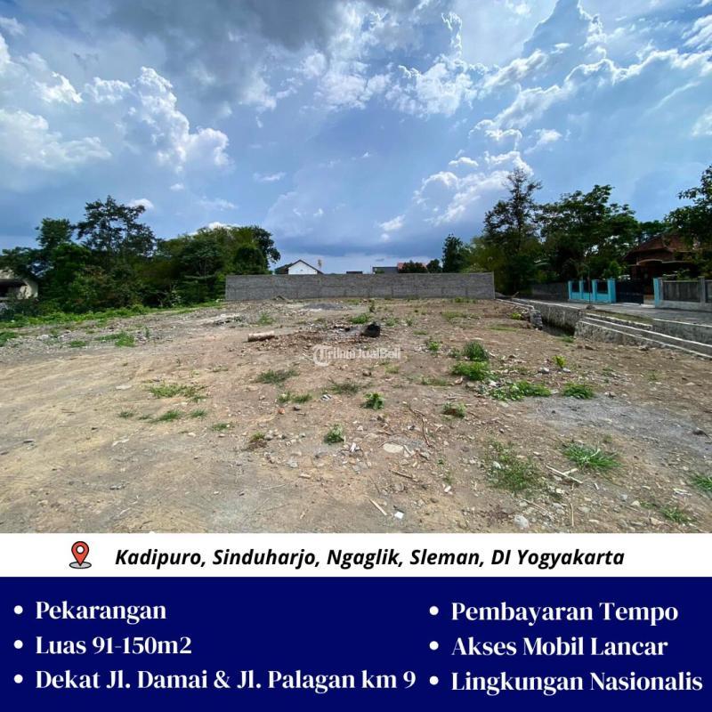 Jual Tanah Pekarangan 91 m2 Di Utara Jl. Damai - Sleman