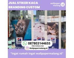 Stiker Kaca Branding Custom - Malang Kota