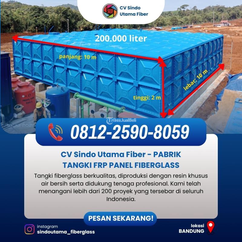 Tandon FRP Fiberglass Knock Down - Bandung