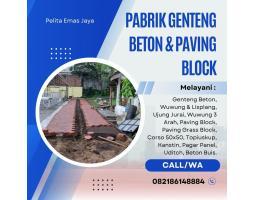 Paving Block Dengan Finishing Permukaan Yang Halus Dan Rata - Malang