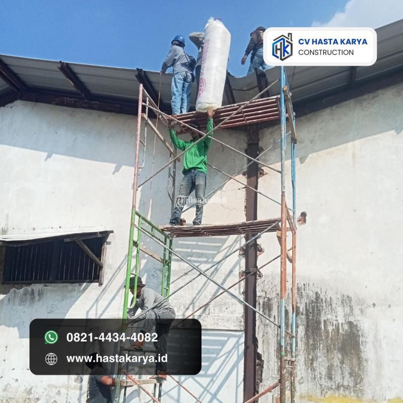 Jasa Pemasangan Aluminium Foil Atap di Sidoarjo Surabaya CV Hasta Karya - Sidoarjo