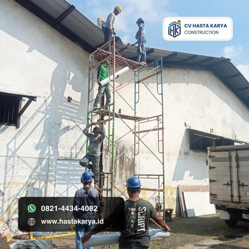 Jasa Pemasangan Aluminium Foil Atap di Sidoarjo Surabaya CV Hasta Karya - Sidoarjo