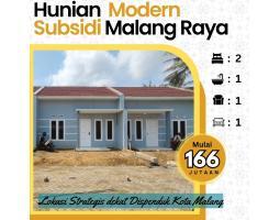 Dijual Rumah Subsidi 2KT 1KM Legalitas SHM Dekat Kampus - Malang 