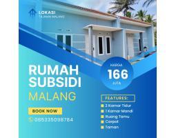 Dijual Rumah Subsidi di Tlogowaru Tajinan Tipe 30 - Malang 
