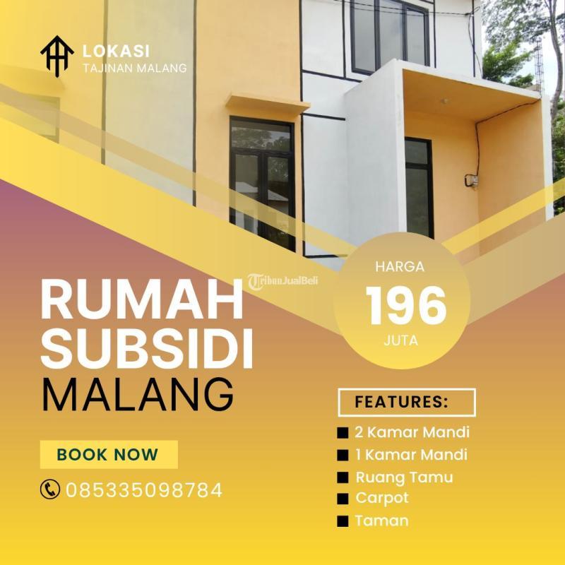 Dijual Rumah Tipe 30 2KT 1KM Legalitas SHGB - Malang