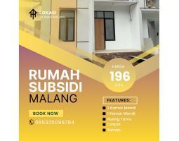 Dijual Rumah Subsidi 2KT 1KM Legalitas SHGB Tipe 30 - Malang 