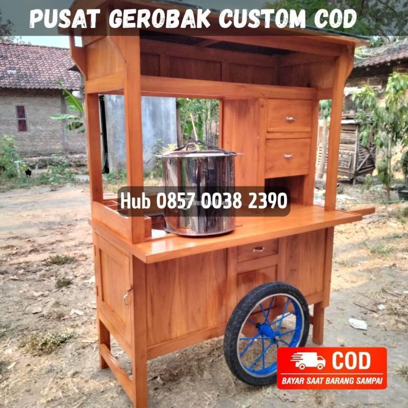 Pembuat Gerobak Mie Ayam Depan Rumah Kec Masaran Bayar COD Free Ongkir - Sragen