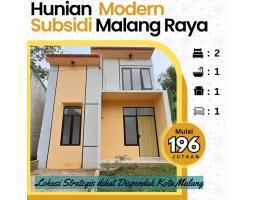 Dijual Rumah Subsidi Lokasi Tajinan Tipe 30 Dekat Pasar Gadang - Malang