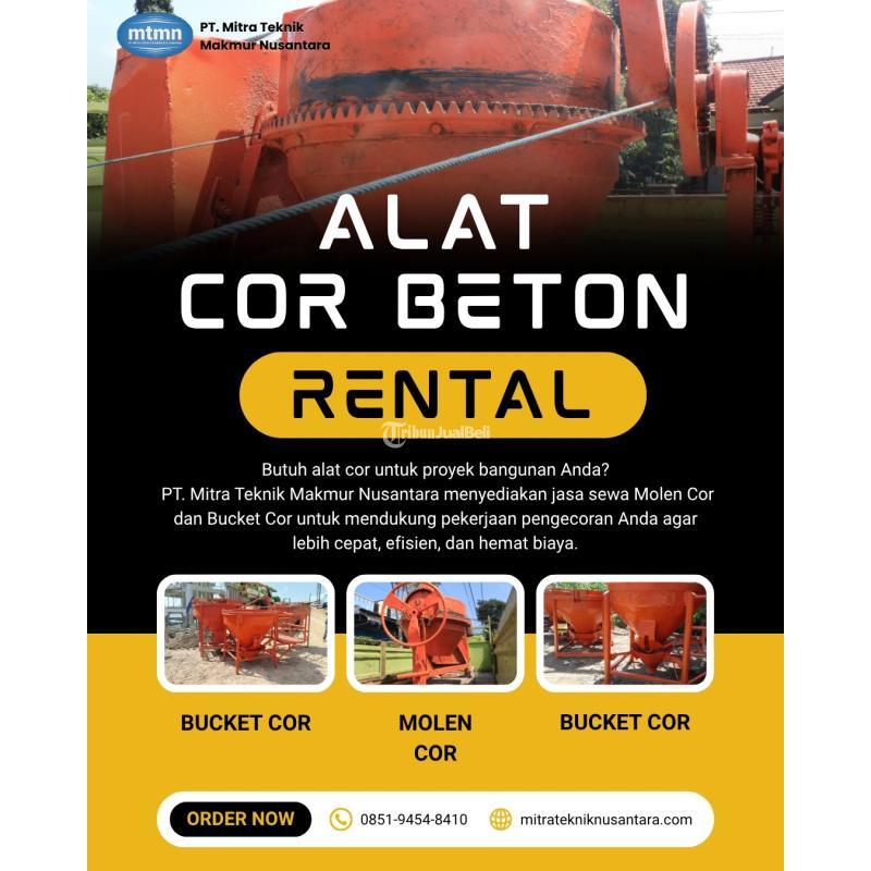 Sewa Alat Cor Beton Molen Cor Bucket Cor - Madiun