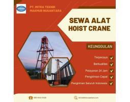 Sewa Hoist Crane Kulon Progo  Angkat Barang Proyek Cepat, Aman  Profesional - Kulon Progo