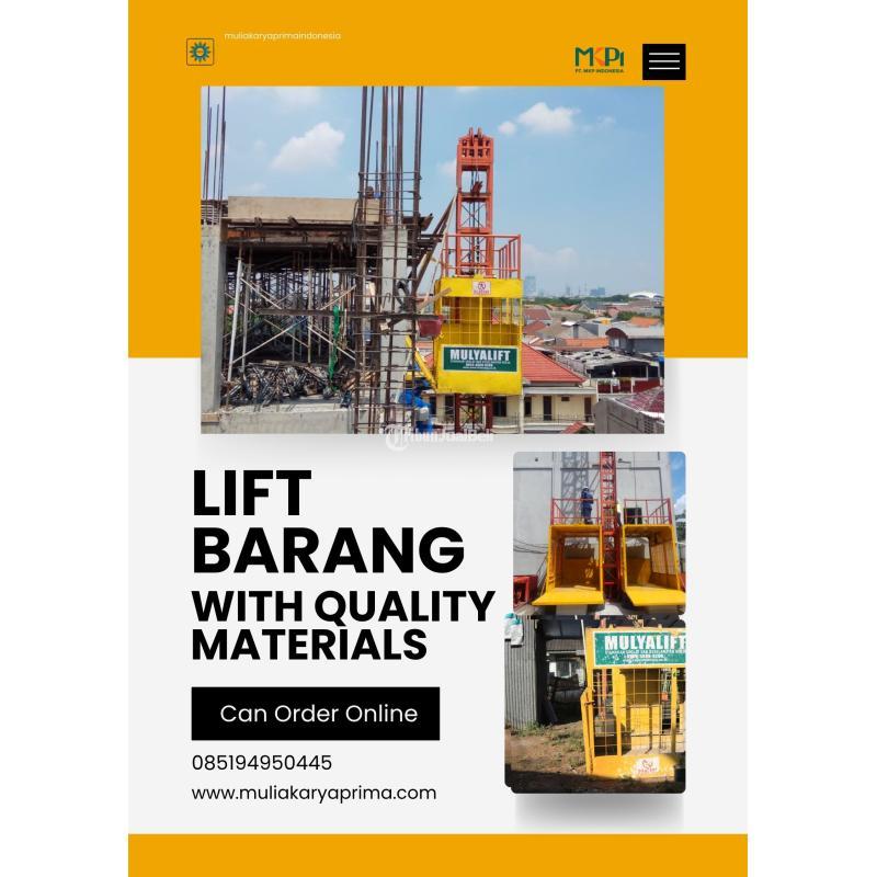 Sewa Lift Barang 1-2 Ton - Malang
