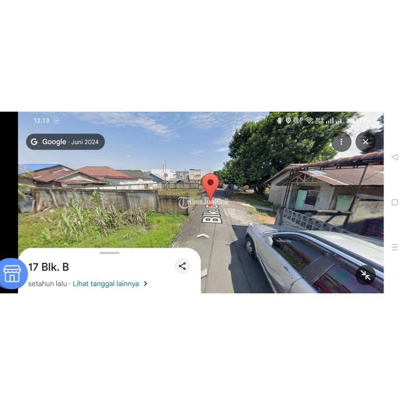 Dijual Tanah, Luas 162m2, SHM, Ukuran 9x18, Lokasi di Jln. Paris 2, Komplek Disbun 1 Blok B - Pontianak