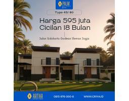 Dijual Rumah Palm Residence Godean Jogja Cash Bertahap 18 Bulan Dekat UMY, UNU, UNJAYA, AYWS - Sleman