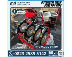 Hydraulic Mesin Las PIPA HDPE Ukuran 315mm - 90mm Atau 3 Inch Ke 12 Inch Power 4.95Kw - Kotawaringin Barat