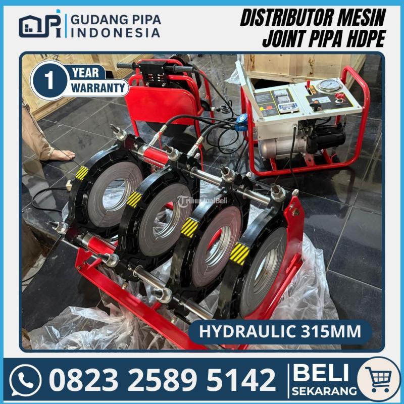 Hydraulic Mesin Las PIPA HDPE Ukuran 315mm - 90mm Atau 3 Inch Ke 12 Inch Power 4.95Kw - Kotawaringin Barat
