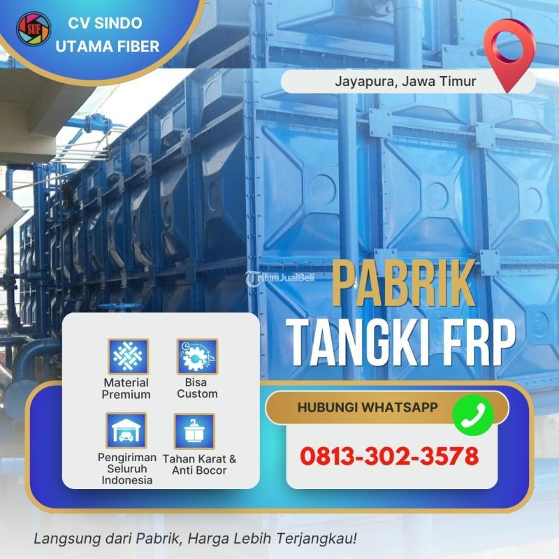 Layanan Pembuatan Tangki FRP Awet, Tahan Korosi, di Kerjakan oleh Handal - Jayapura