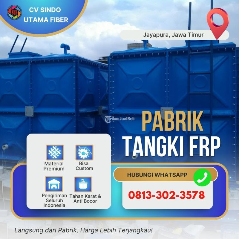 Layanan Pembuatan Tangki FRP Awet, Tahan Korosi, di Kerjakan oleh Handal - Jayapura
