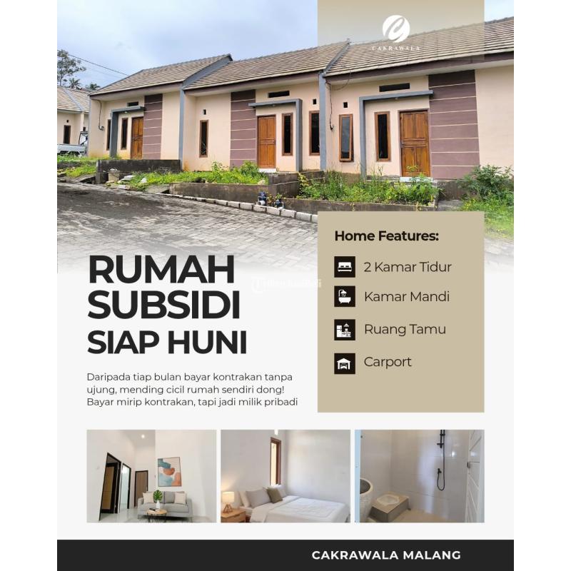 Jual Rumah Modern Minimalis Tipe 25 Siap Huni - Malang