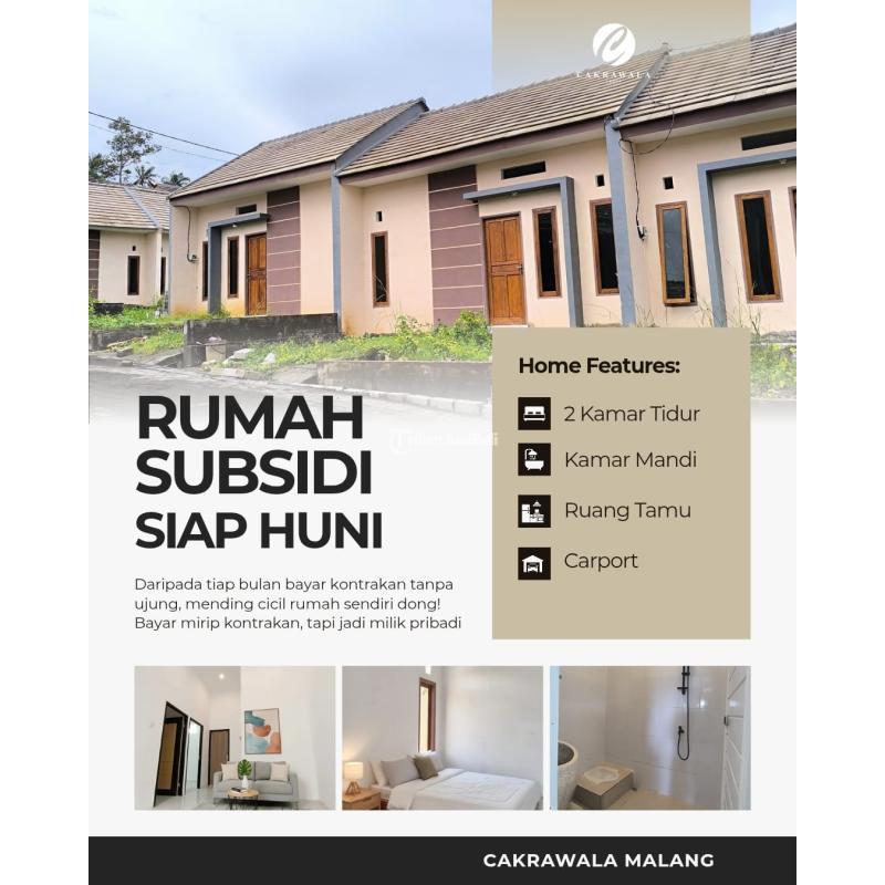 Jual Rumah Modern Minimalis Tipe 25 Siap Huni - Malang