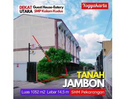Tanah Bagus depan SKE City Park Lt 1052 m2 ld 14,5 m SHM - Yogyakarta