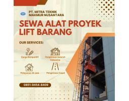 Sewa Lift Barang Proyek Kapasitas 1-4 Ton - Cilegon 