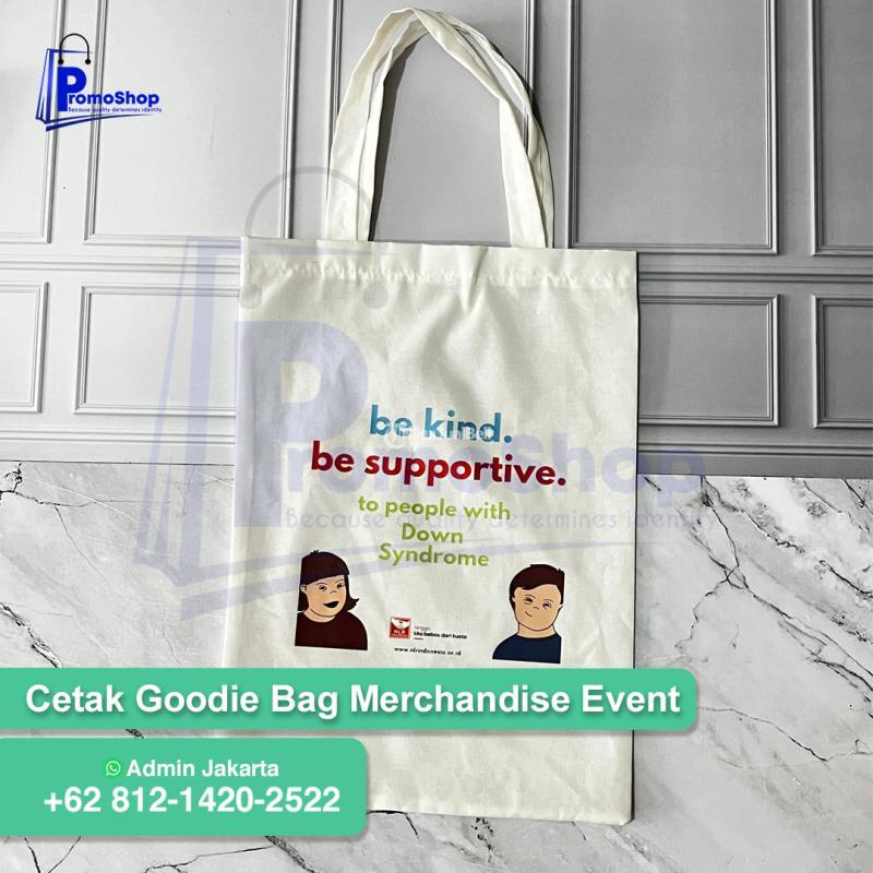 Tempat Cetak Goody Bag Ultah Murah Custom Tote Bag Kanvas Terjangkau - Jakarta Timur