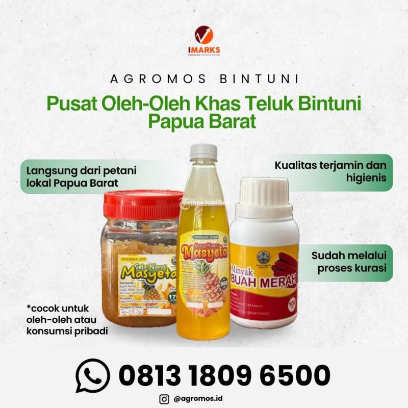 Toko Pusat Oleh Oleh Sirup Nanas Khas Kabupaten Teluk Bintuni Papua Barat Agromos - Teluk Bintuni