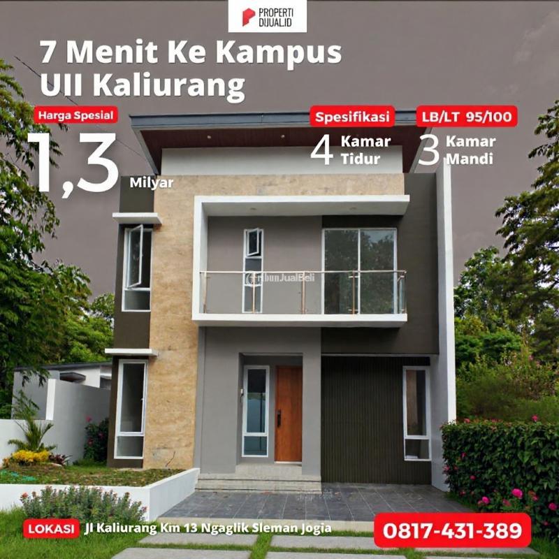Dijual Rumah Pesan Bangun 2 Lantai 4KT 3KM Dekat UII Jakal - Sleman