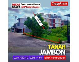 Tanah Strategis Jogja depan SKE City Park Lt 1052 m2 ld 14,5 m SHM - Yogyakarta