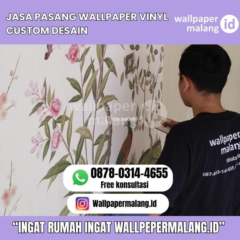 Jasa Pasang Wallpaper Vinyl Custom Desain - Malang Kota