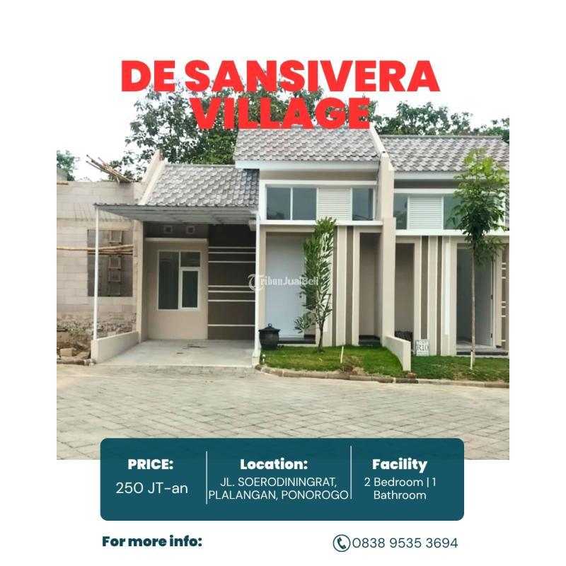 Jual Rumah 1 Lantai Tipe 48 Perumahan Syariah Strategis Harga 250 Juta - Ponorogo