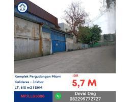 Dijual Murah Gudang Miami, Kalideres - Jakarta Barat