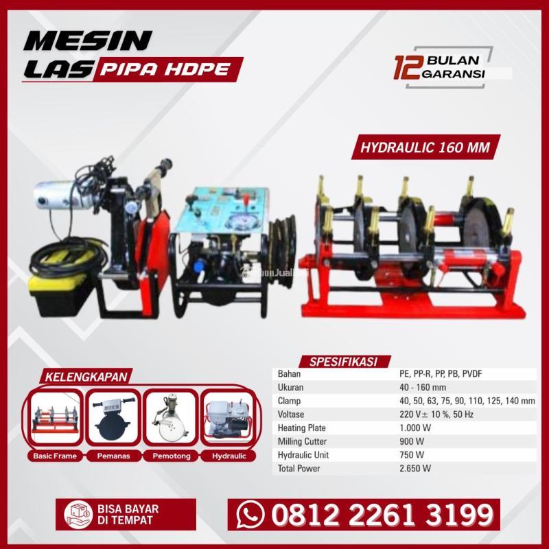 Mesin Las Pipa Hdpe 6 Inch Hydraulic SHD 160 MM - Jakarta Timur