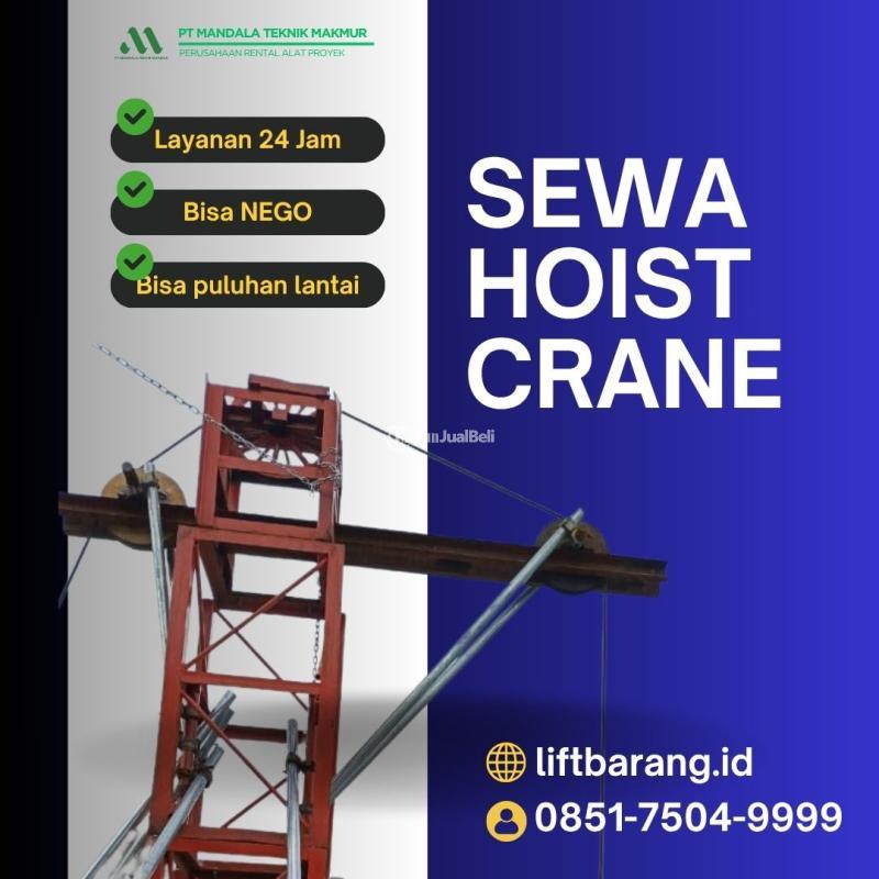 Rental Alat Angkut, Hoist Crane - Solo