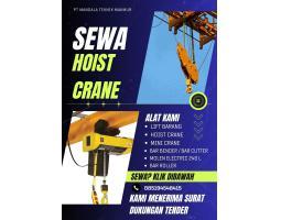 Sewa Alat Hoist Crane - Bekasi