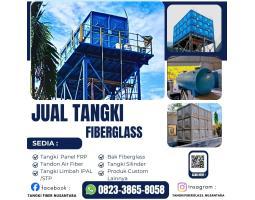 Pabrik Tangki Panel Fiberglass, Tandon Fiber Kotak - Kebumen 