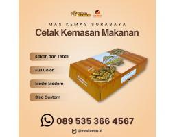 Percetakan Kemasan Box Makanan Lengkap Cepat Murah - Surabaya 