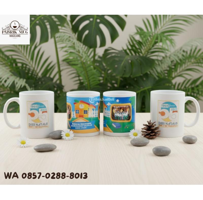 Souvenir Mug Custom Murah Bisa Desain Foto Tulisan Logo - Boyolali