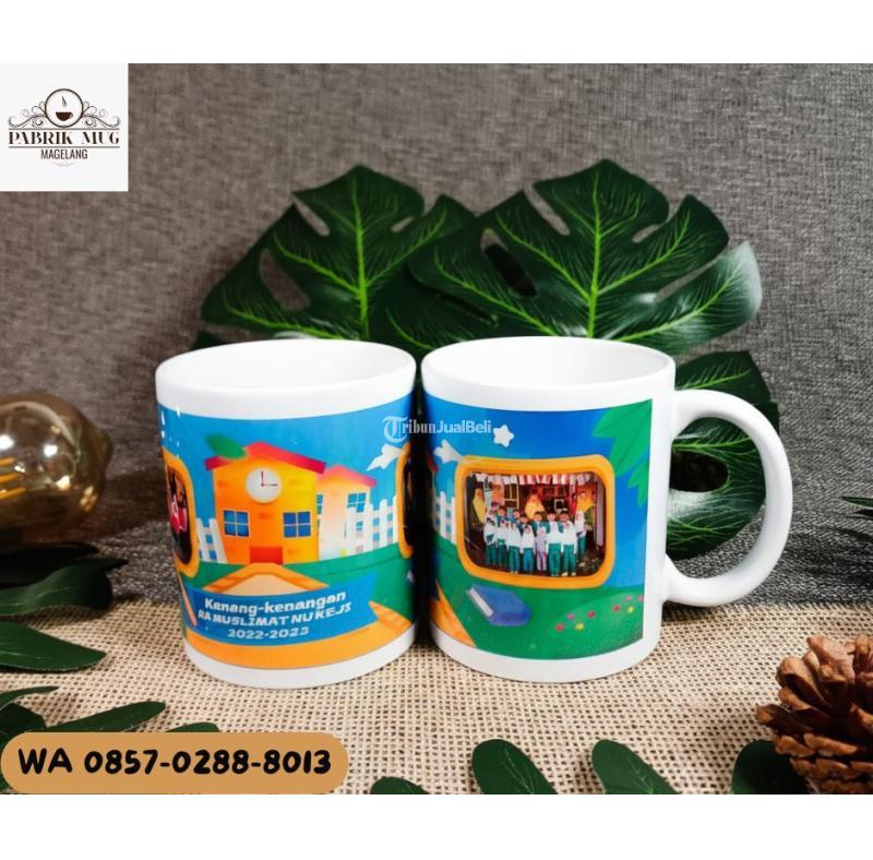 Souvenir Mug Custom Murah Bisa Desain Foto Tulisan Logo - Boyolali