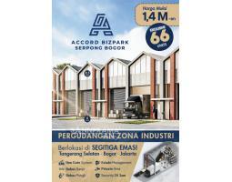 Dijual Gudang Baru Strategis di Parung Accord Bizpark Parung  SHGB - Bogor 