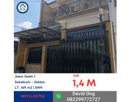 Dijual Lelang Murah Rumah, Luas 169m2, Full Bangunan, Shm, Jalan Soleh, Kebon Jeruk- Jakarta Barat