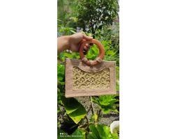 Tas Handle Kayu Bulat Goni Tas Hampers Tas Parcels - Tasikmalaya