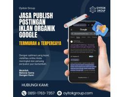 Jasa Publish Postingan Iklan Organik Google - Malang 