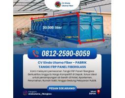 Tanki Panel Fiberglass 30 m3 Ukuran Custom - Depok