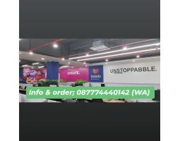 Stiker Kaca Sandblast Buram - Yogyakarta 