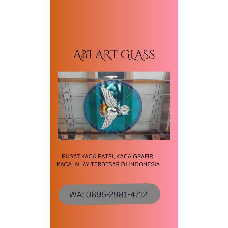 Kaca Patri Grafir Inlay Gereja - Bintan
